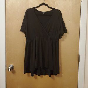 Torrid black tunic